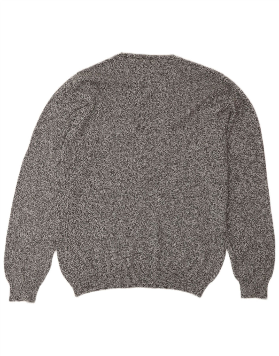 Marks & Spencer Herren-Pullover mit Rundhalsausschnitt, Größe S, Grau meliert