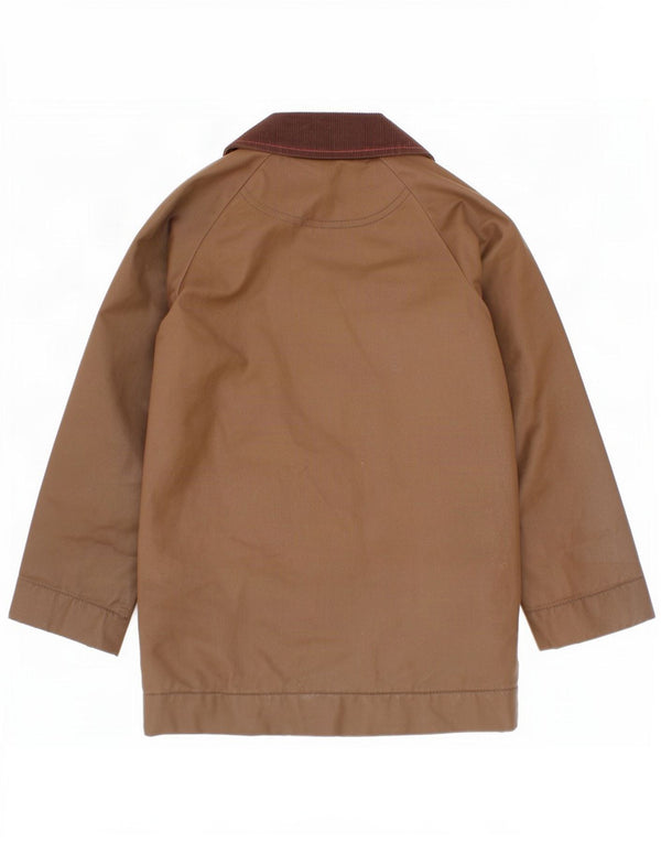 Joules Mädchen-Jacke aus gewachster Baumwolle, 4–5 Jahre, Braun