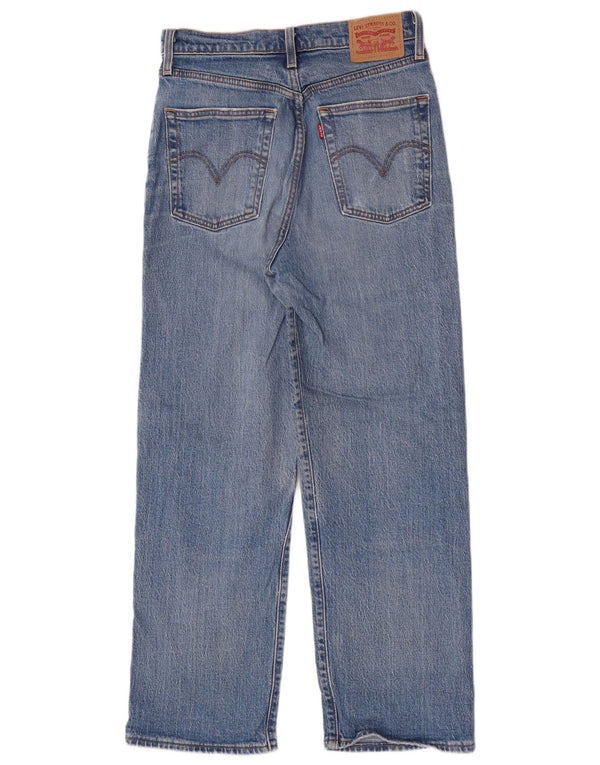 Levi's Damen-Jeans mit hoher Taille, gerade, W27, L27, blaue Baumwolle