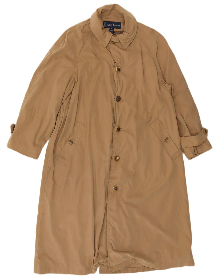 Ralph Lauren Damen-Mantel mit lockerer Passform, US 6, mittelbeige Wolle