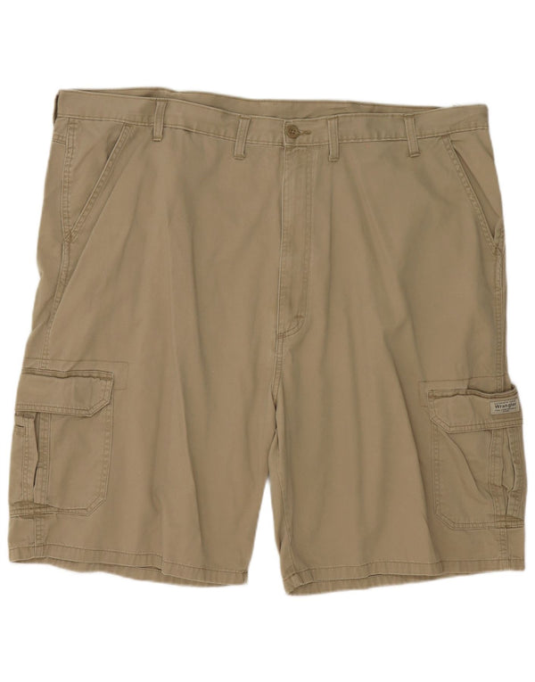 Wrangler Herren Cargoshorts W46 3XL Khaki Baumwolle