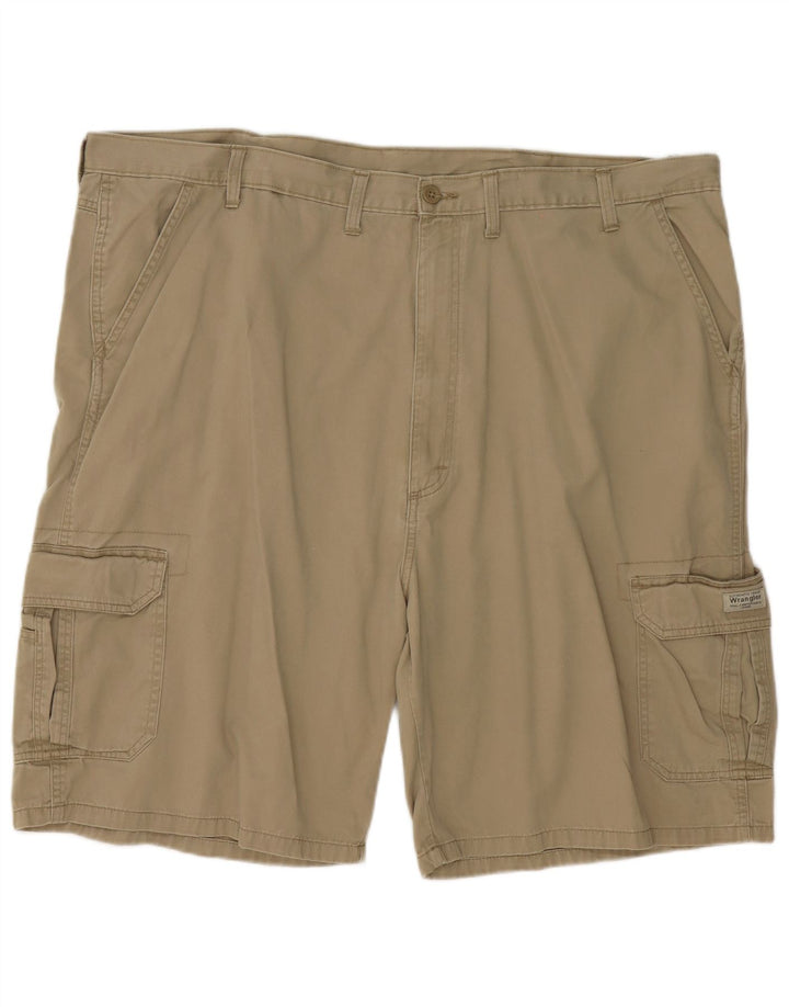Wrangler Herren Cargoshorts W46 3XL Khaki Baumwolle