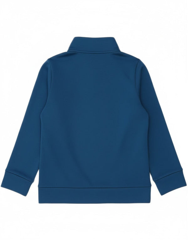 Under Armour Jungen-Sweatshirt mit Reißverschluss am Hals, 6–7 Jahre, XS, blaues Polyester