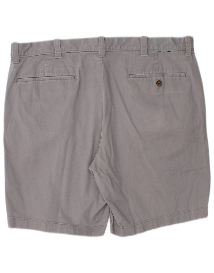 J. CREW Herren-Chinoshorts W36, Größe L, Grau, Baumwolle