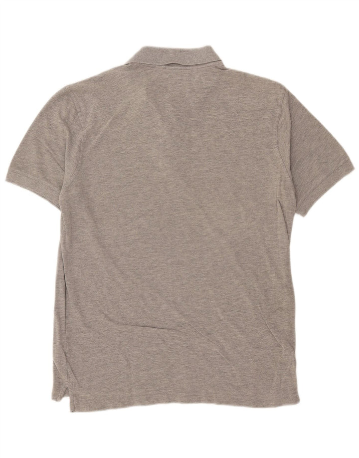 Crew Clothing Herren-Poloshirt, groß, graue Baumwolle