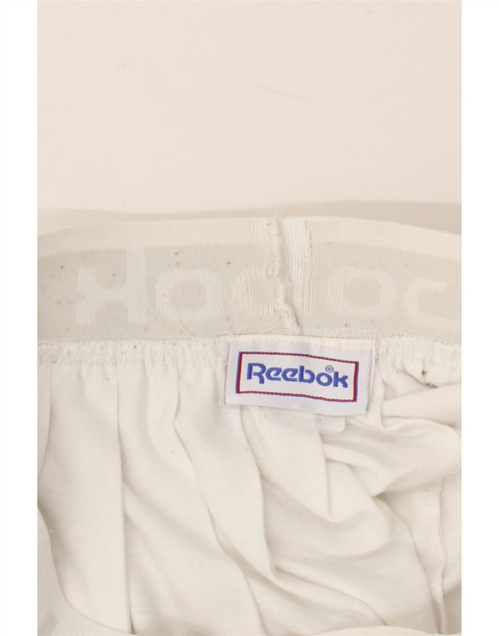 REEBOK Damen-Tennisrock mit Grafik, UK 10, Größe S, Weiß, Polyester