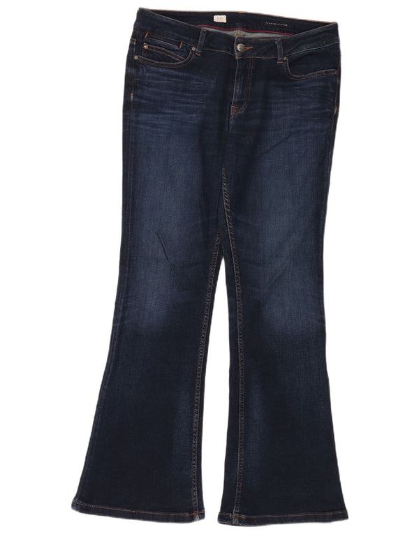 Tommy Hilfiger Damen Rome Regular Fit Bootcut Jeans W32 L32 Marineblau