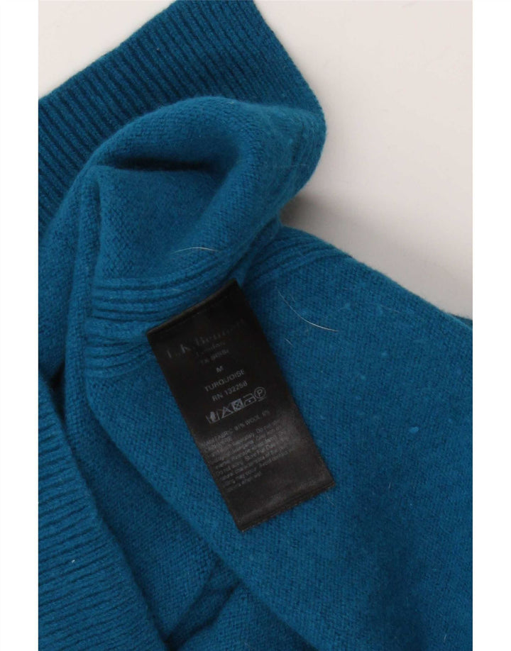L.K. Bennett Rollkragenpullover für Damen, UK 14, mittelblaue Wolle