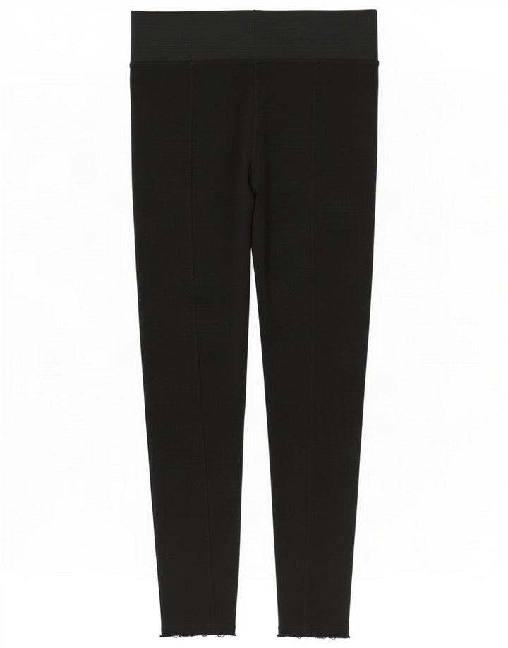 Zara Damen Leggings UK 14 Large Schwarz