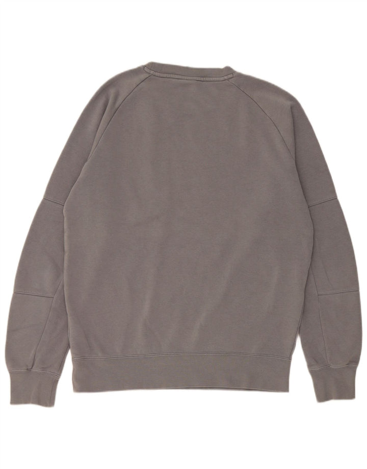 Nike Herren-Sweatshirt mit Grafik, mittelgraue Baumwolle