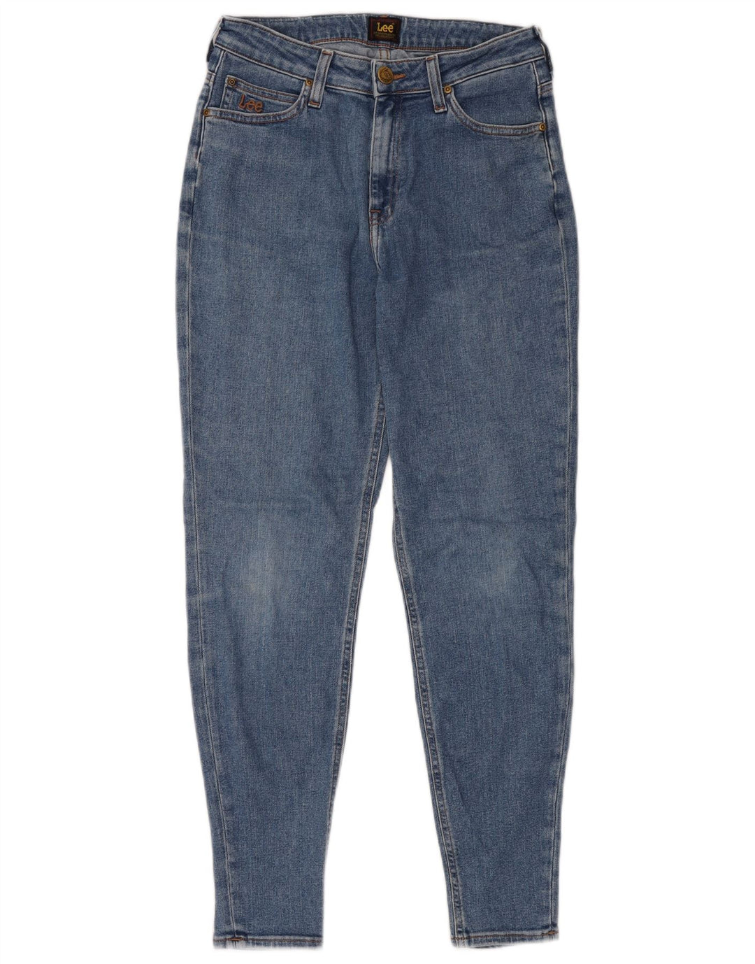 LEE Damen Slim Jeans W30 L31 Blaue Baumwolle