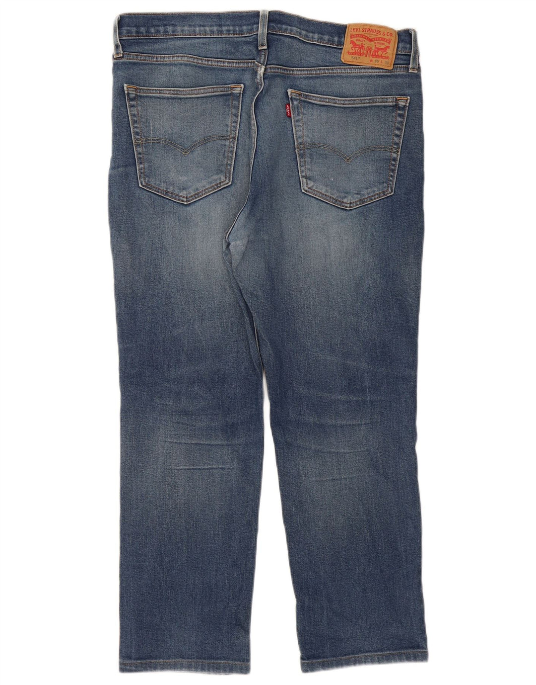 Levi's Damen 541 Tapered Jeans W36 L27 Blaue Baumwolle