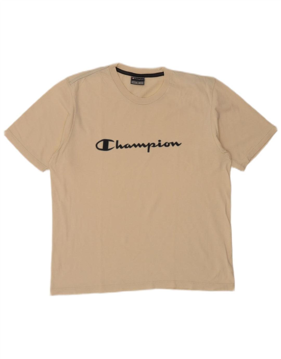 CHAMPION Herren-T-Shirt mit Grafik, Mittelbeige