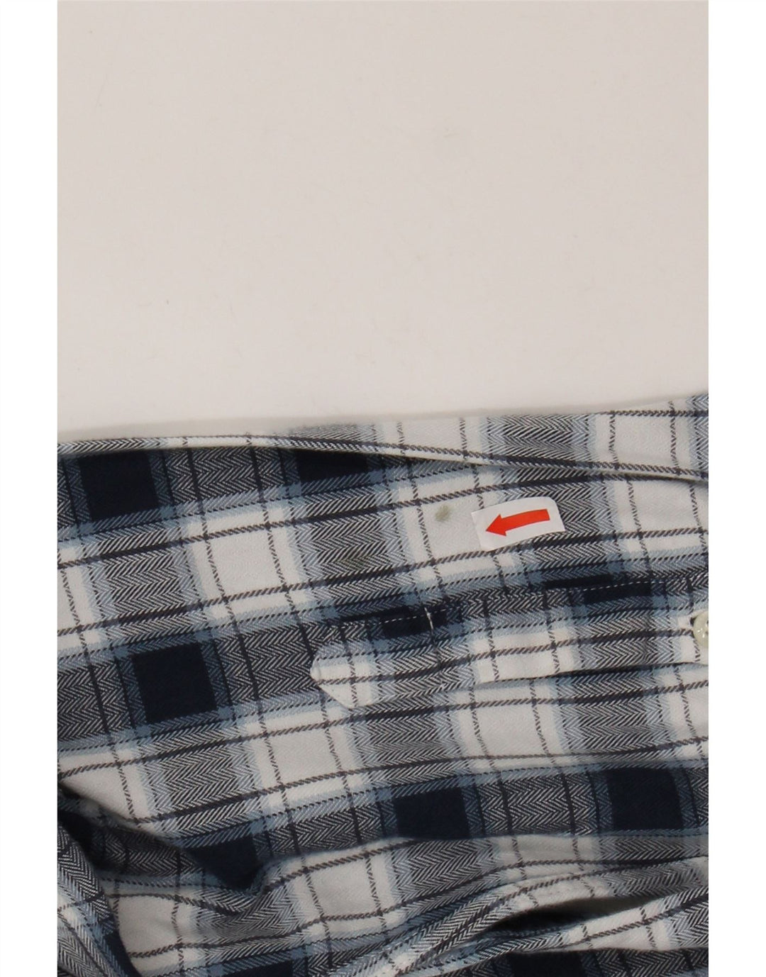 REISS Herren-Flanellhemd mit normaler Passform, XL, marineblau, kariert, Baumwolle