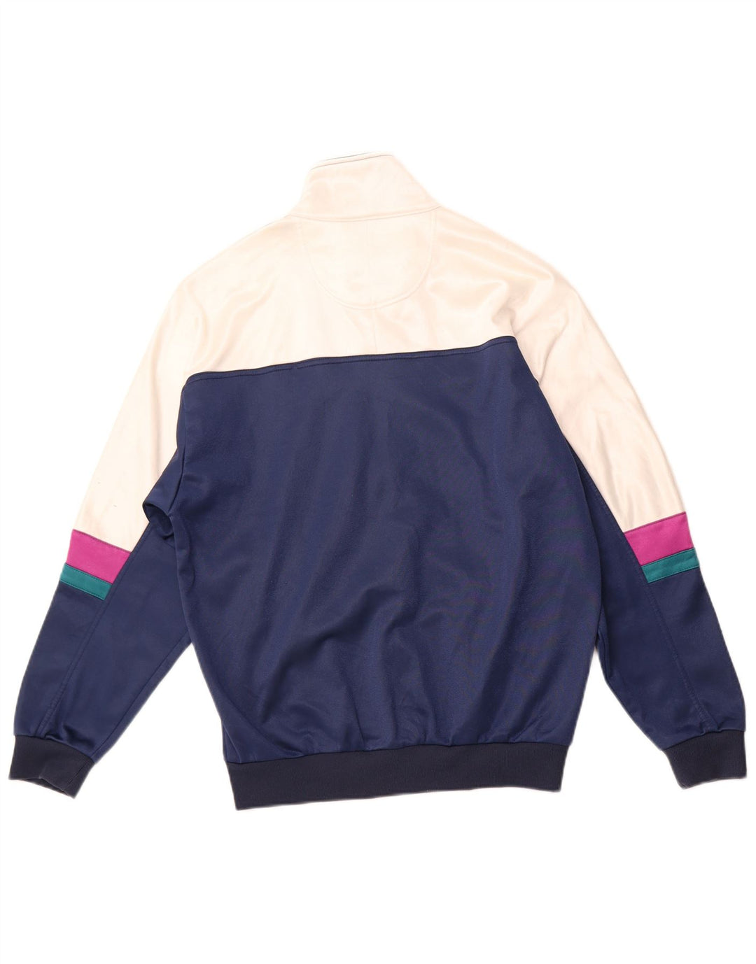 Asics Damen-Trainingsanzug IT 48 XL Marineblaues Colourblock-Polyamid