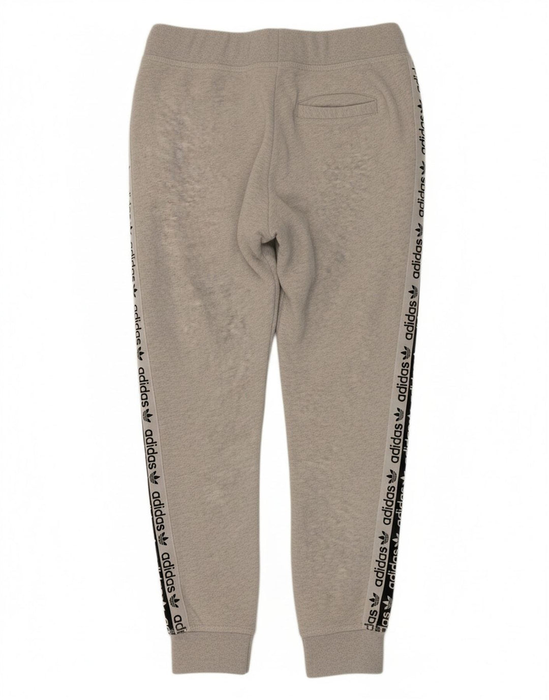 ADIDAS Womens Graphic Tracksuit Trousers Joggers UK 12 Medium Grey