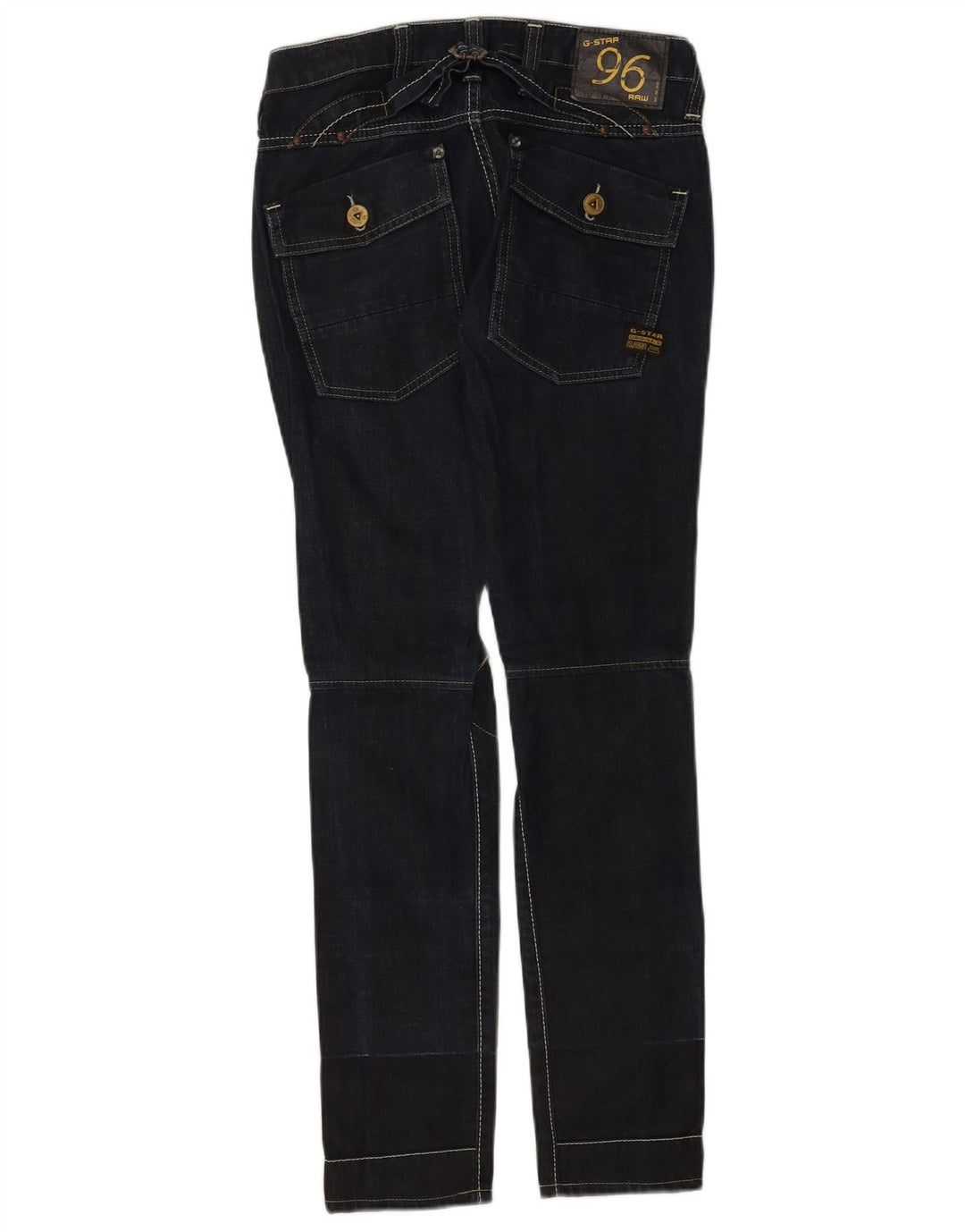 G-Star Damen Slim Jeans W26 L32 Marineblau Baumwolle