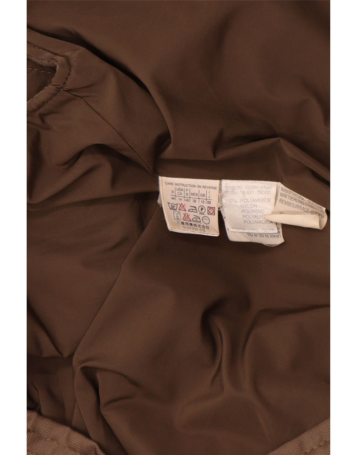 Marella Damen Kapuzenmantel UK 18 XL Braun Polyamid