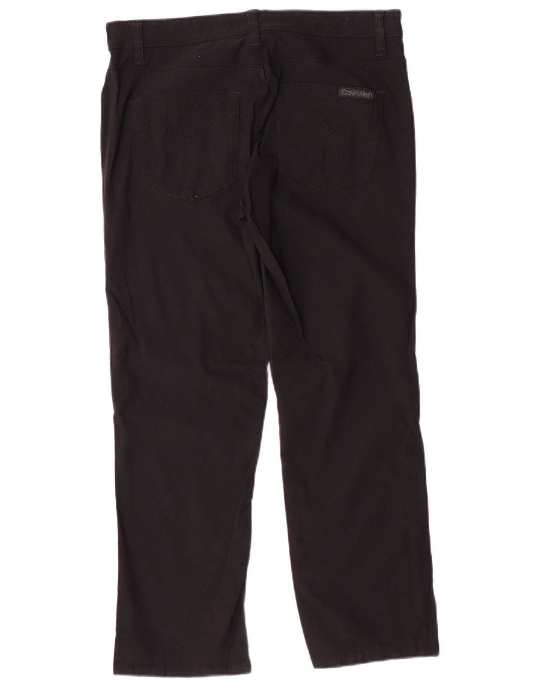 Calvin Klein Jeans Damen Freizeithose US 6 Small W32 L26 Schwarz Klassisch