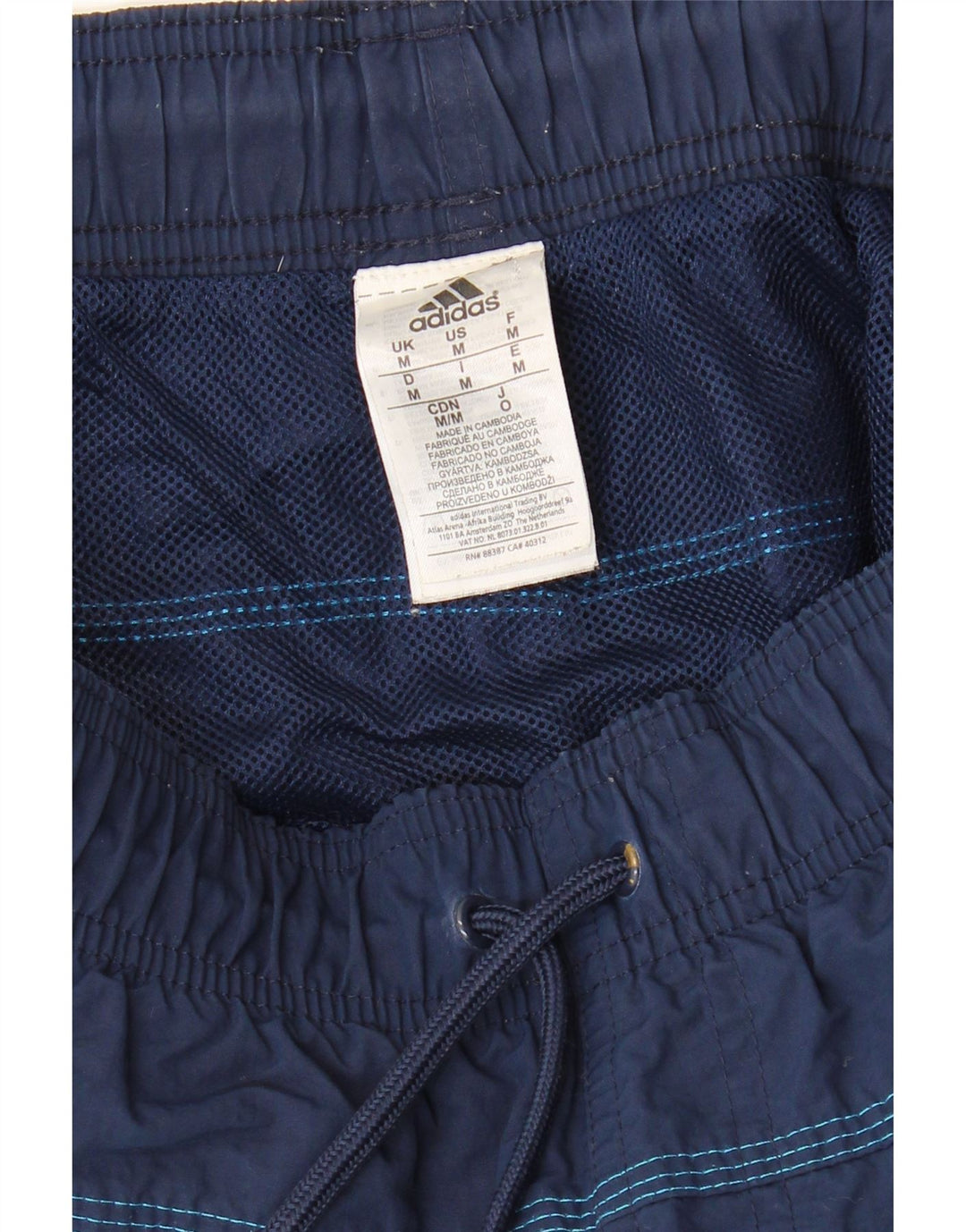 ADIDAS Herren Badeshorts Medium Marineblau Polyester