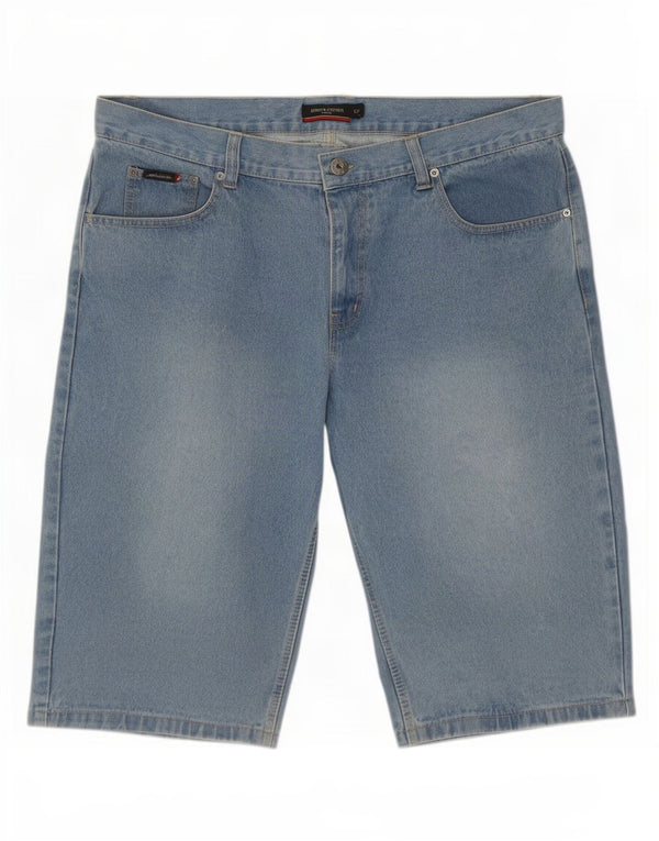Pierre Cardin Herren Jeansshorts 3XL W42 Blaue Baumwolle
