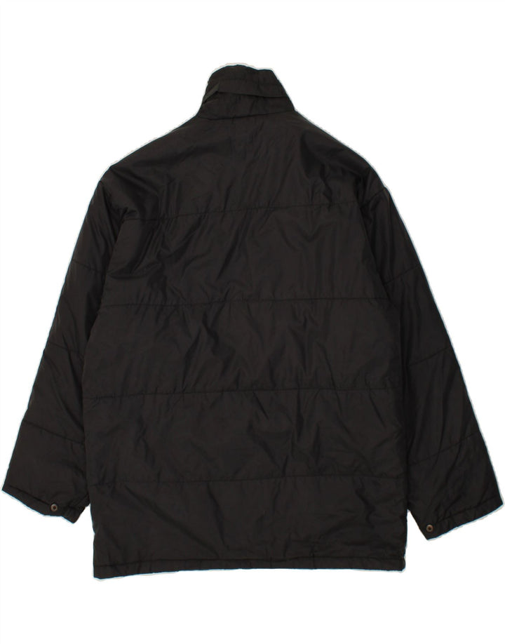 EGON FURSTENBERG Mens Windbreaker Jacket UK 40 Large Black Vintage Egon Furstenberg and Second-Hand Egon Furstenberg from Messina Hembry 