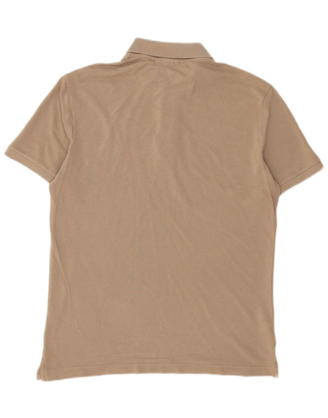 Lacoste Herren-Poloshirt in schmaler Passform, Größe 4, mittelbraune Baumwolle