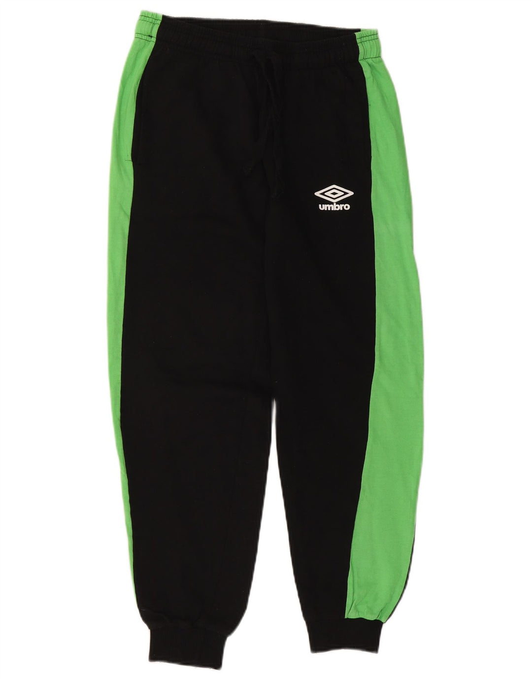 UMBRO Damen-Trainingshose, Jogginghose, UK 12, Mittelschwarz, Farbblock