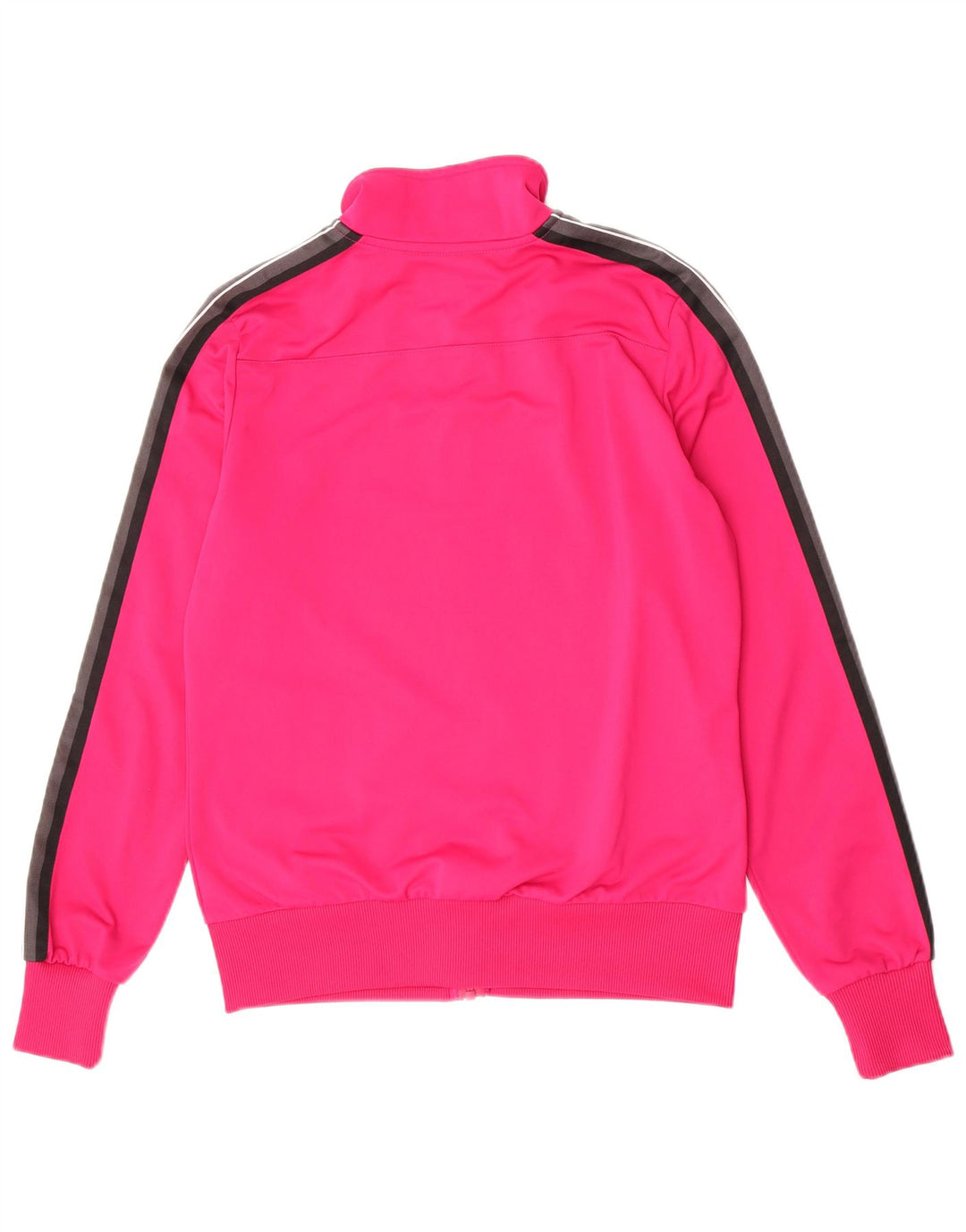 Nike Damen-Trainingsanzug-Top-Jacke, UK 14, groß, rosafarbenes Farbblock-Polyester