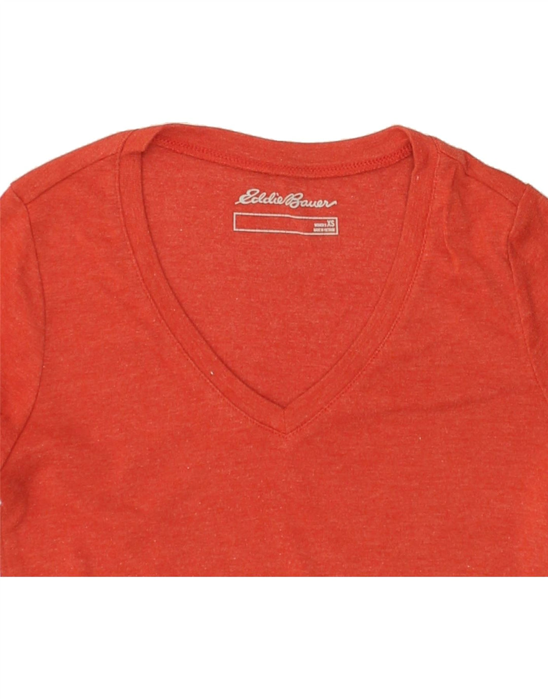 EDDIE BAUER Womens Top Long Sleeve UK 6 XS Red Cotton | Vintage Eddie Bauer | Thrift | Second-Hand Eddie Bauer | Used Clothing | Messina Hembry 