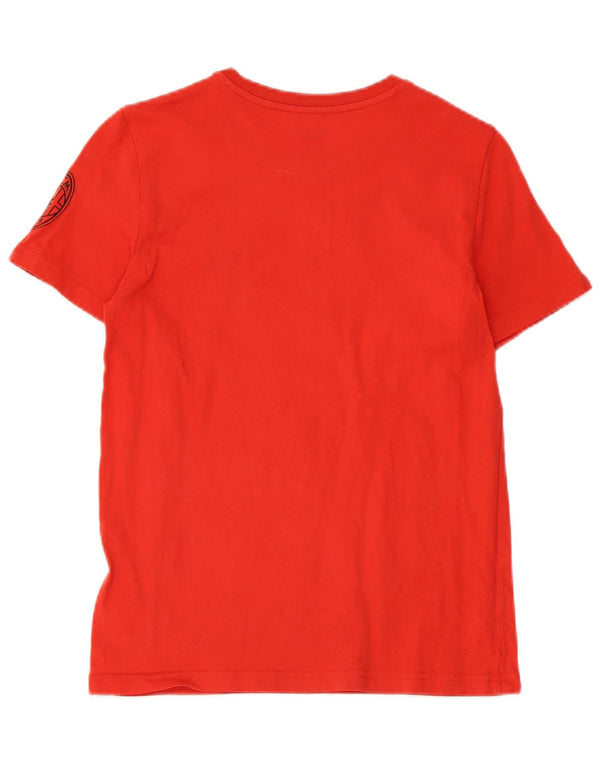 Puma Jungen Graphic T-Shirt Top 13–14 Jahre, rote Baumwolle