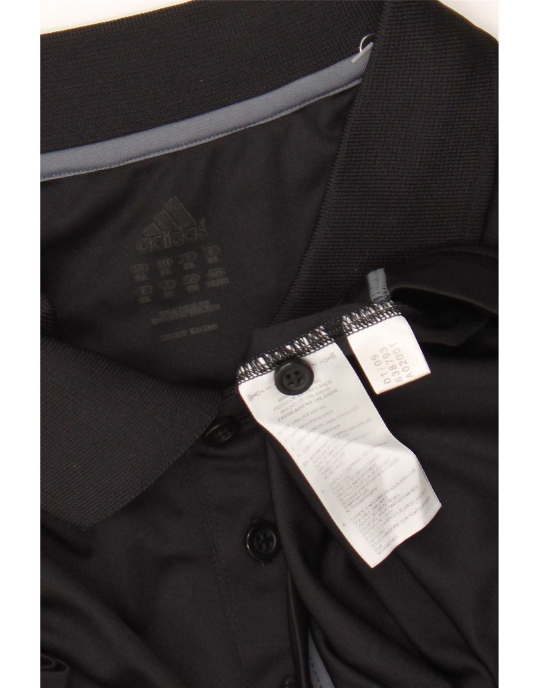 Adidas Herren Poloshirt 2XL Schwarz Polyester