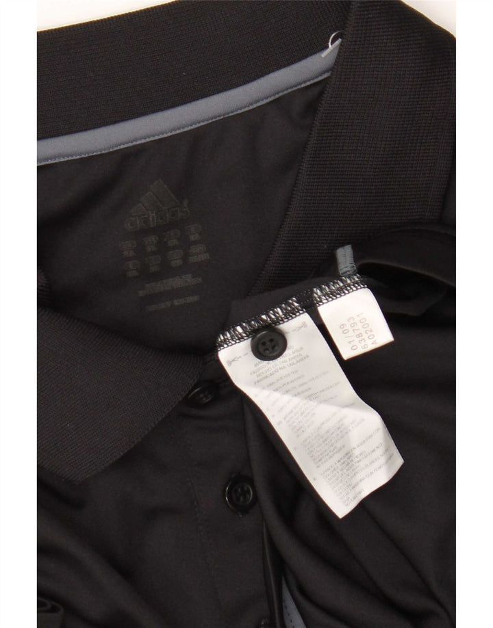 Adidas Herren Poloshirt 2XL Schwarz Polyester