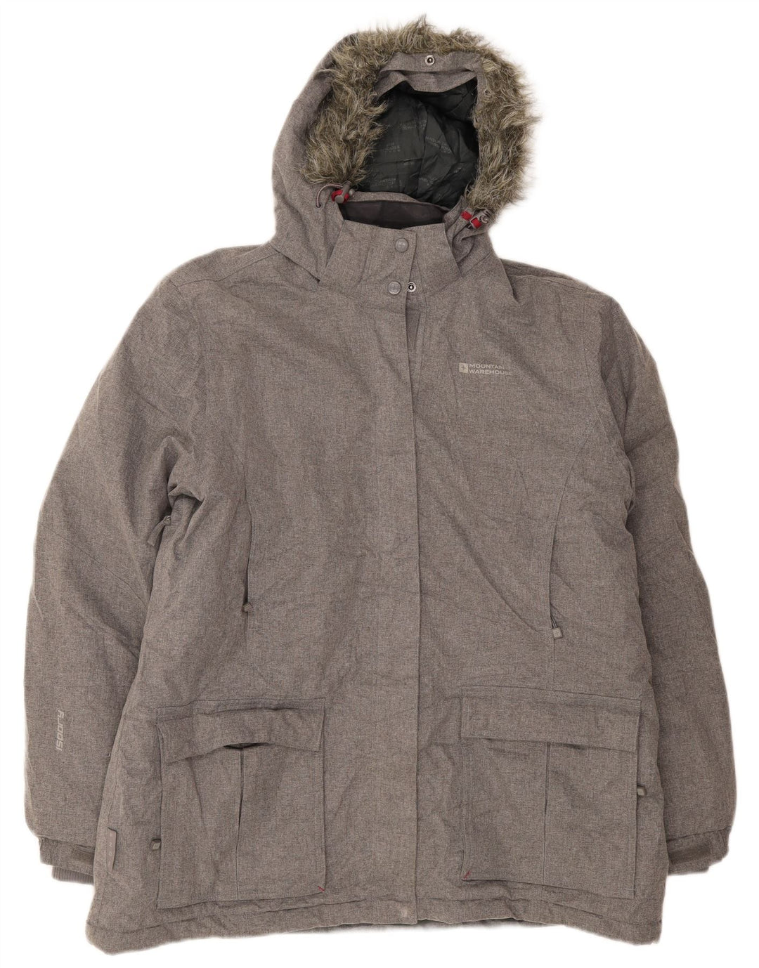 Mountain Warehouse Damen-Windbreakerjacke mit Kapuze, UK 20 2XL, Grau