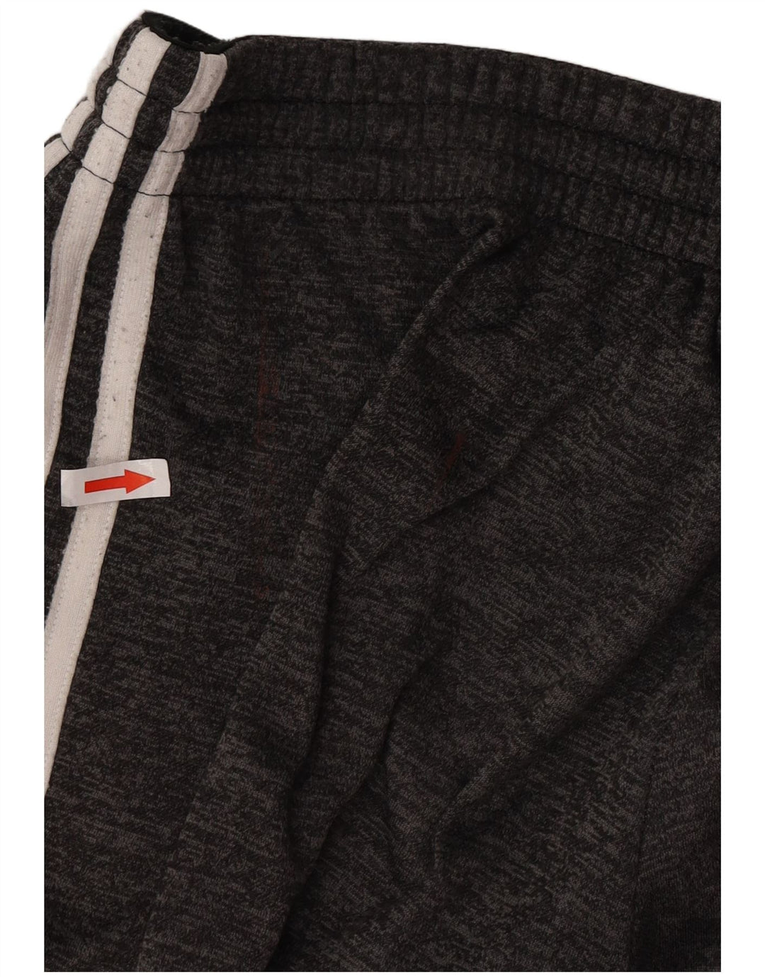 Adidas Herren-Trainingshose, Jogginghose, groß, grau geflecktes Polyester