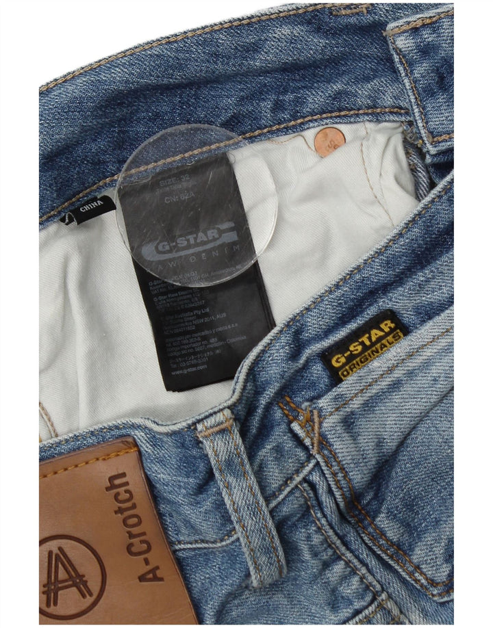 G-Star Herren Jeansshorts W32 mittelblaue Baumwolle