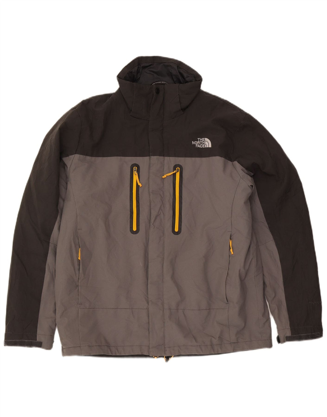 The North Face Herren-Windbreaker-Jacke, UK 40, großes graues Polyester