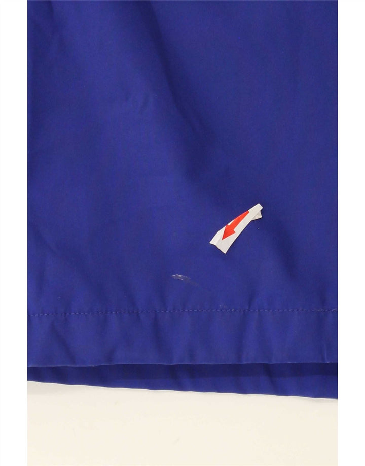 Vaude Herren Windjacke UK 38 Mittelblaues Colourblock-Polyester