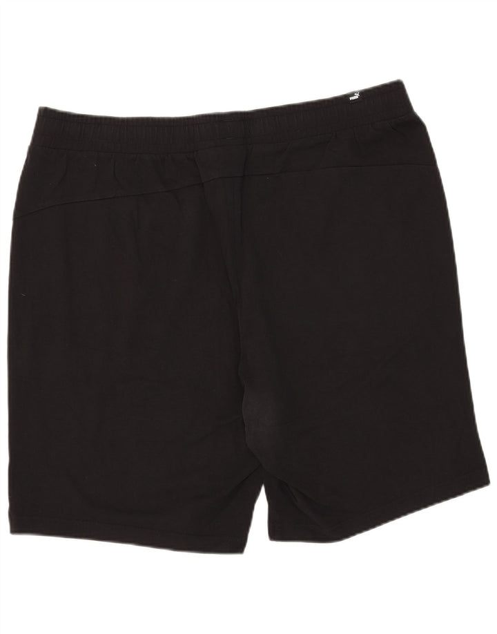 Puma Herren Sport Shorts 2XL Schwarz Baumwolle