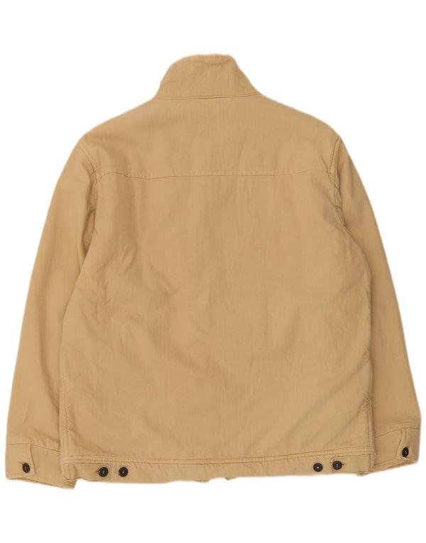 Murphy & Nye Herren-Bomberjacke mit normaler Passform, UK 40, Größe L, Beige, Baumwolle