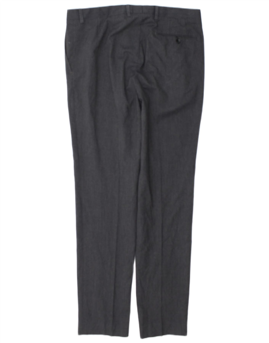 Marks & Spencer Herren-Anzughose mit Super-Slim-Passform, W34, L33, Grau, Polyester