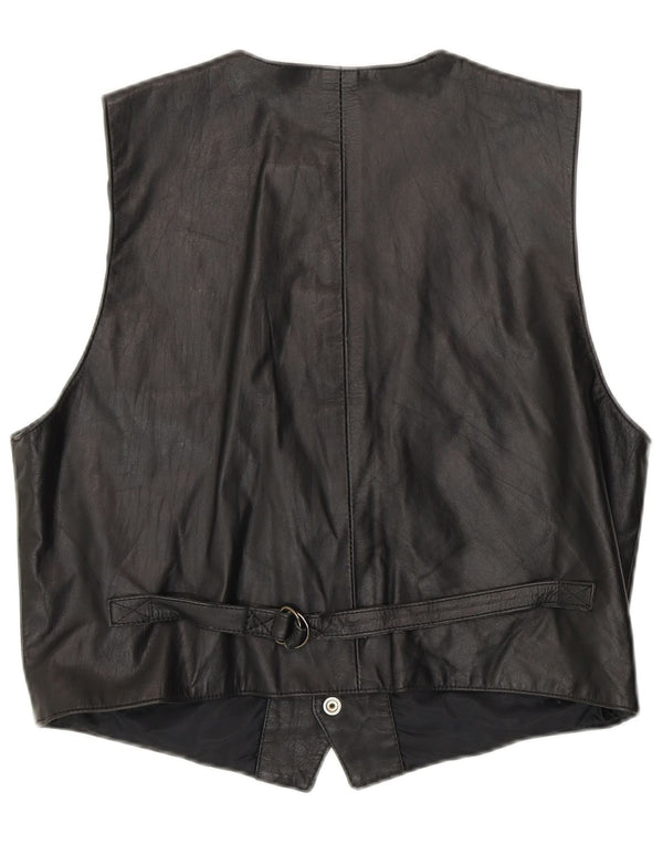 Rifle Damen Lederweste UK 16 Large Black Biker