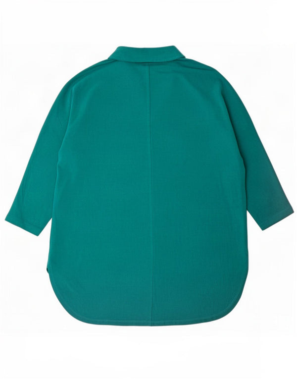 Phase Eight Damen-Tunika-Oberteil mit 3/4-Ärmeln, übergroß, Gr. 8, Türkis