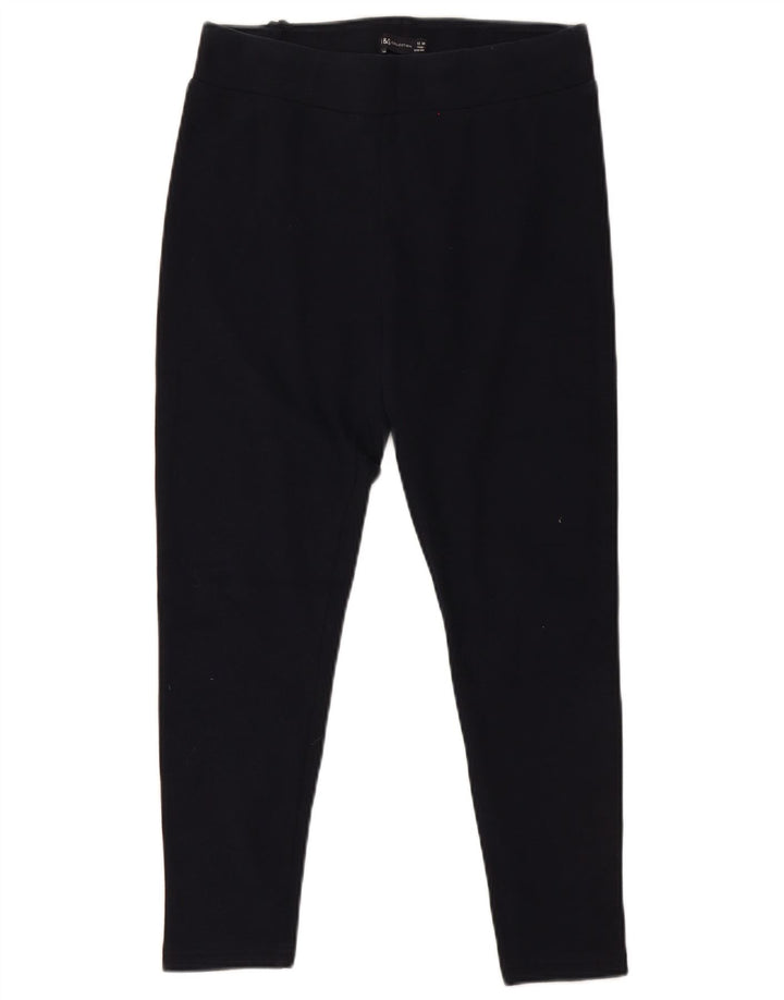 Marks & Spencer Damen Leggings UK 12 Medium Marineblau Polyester