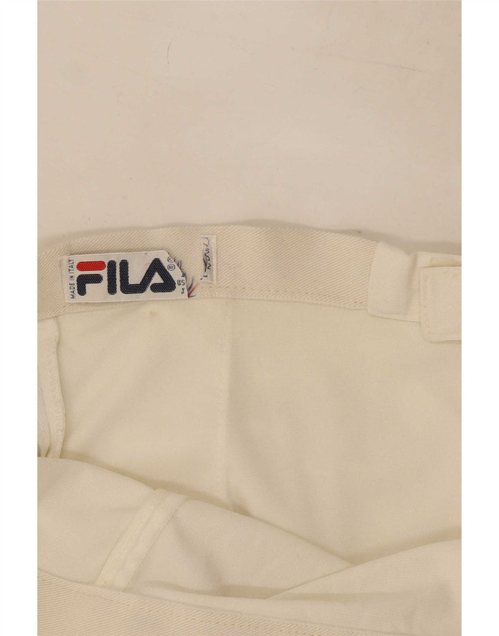 Fila Damen-Freizeitshorts, Größe L, W32, gebrochenes Weiß