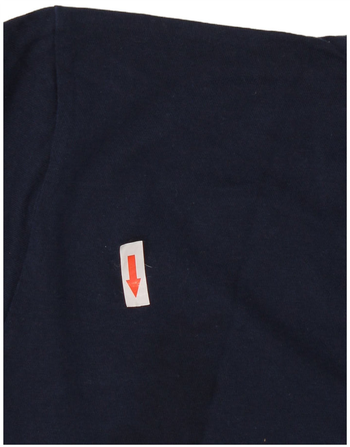 Adidas Herren Grafik T-Shirt Top Large Marineblau
