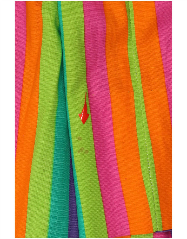 VINTAGE Womens A-Line Skirt W24 XS Multicoloured Striped