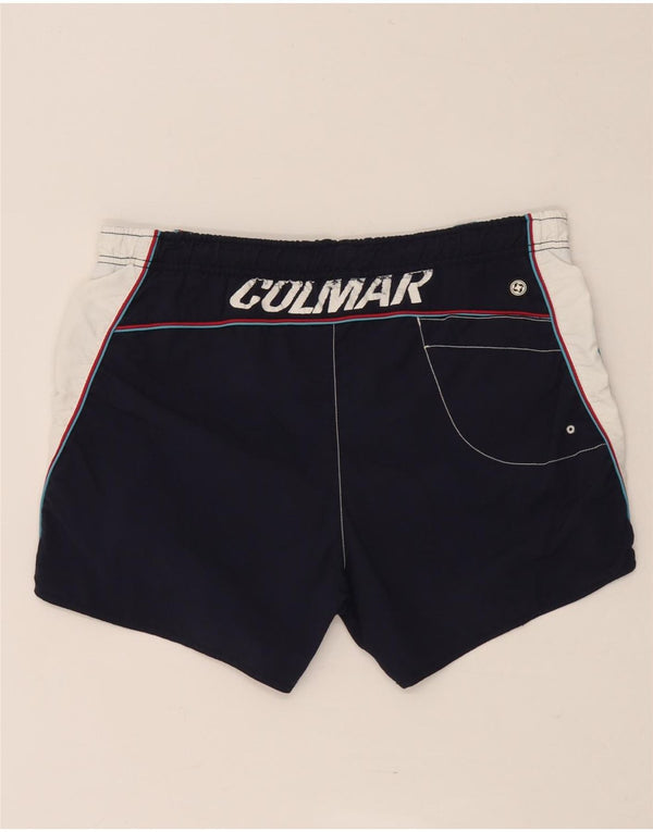 Colmar Herren-Badeshorts mit Grafik, IT 52 XL, Marineblau, Farbblock