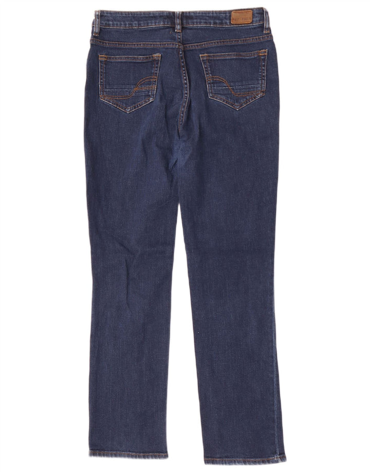 Fat Face Damen Slim Jeans UK 10 Small W28 L29 Marineblau