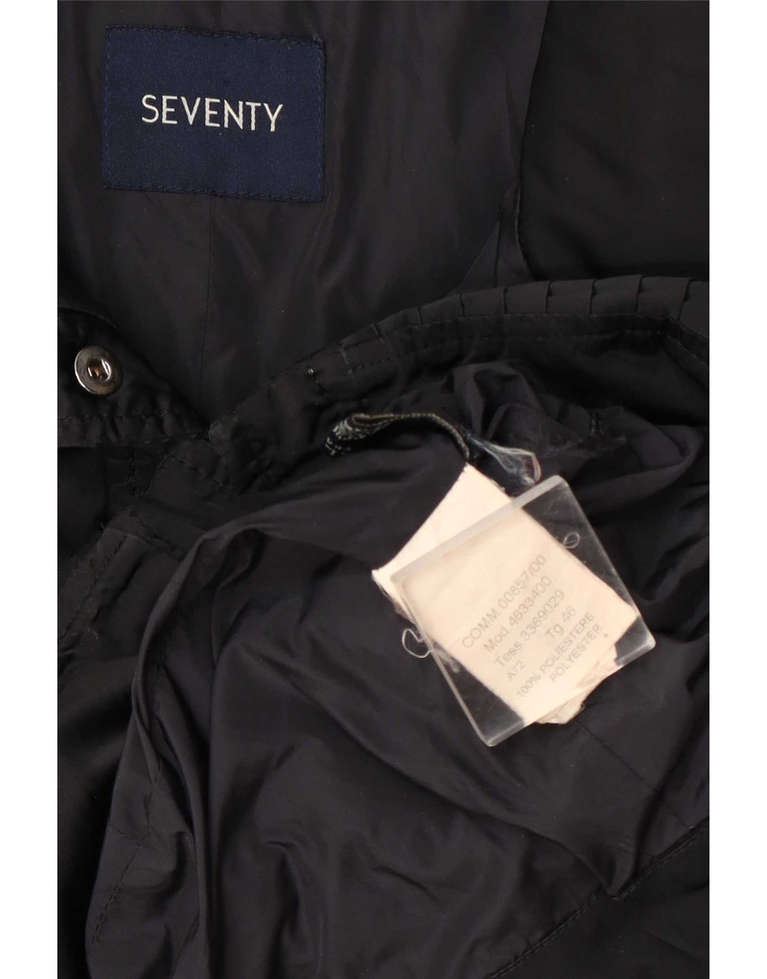 Seventy Damen Wattierte Jacke IT 46 Large Schwarz Polyester